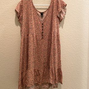 Flutter Sleeve Mini Dress